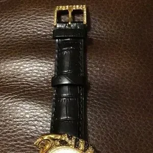 NWT,LE COUTURE WATCHES BY ADRIENNE. BENGAL TIGER CRYSTAL FACE.LEATHER BAND L EDITION COUTURE Watches by Adrienne | Accessories | Nwtle  main image 2